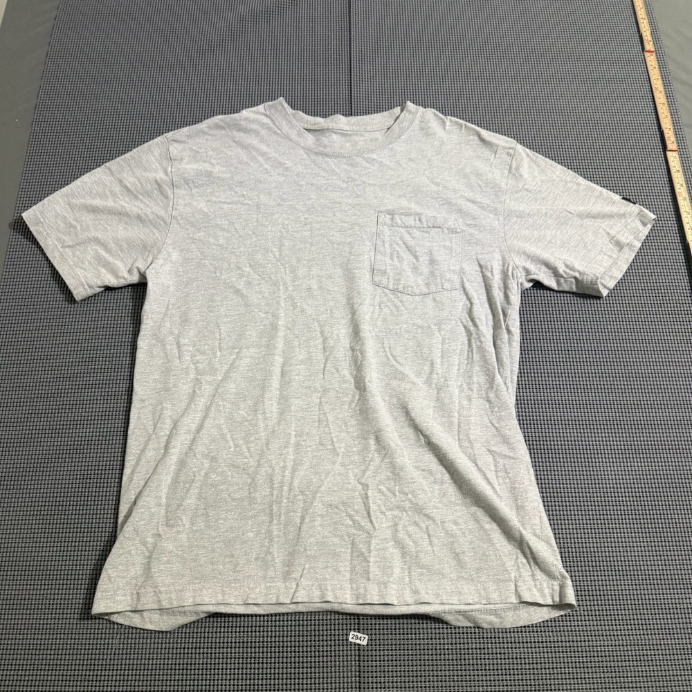 Genuine Dickies Mens Grey Short Sleeve Pocket T-Shirt Size L